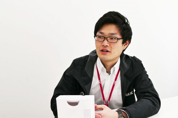 ジェックス株式会社 商品開発部 設計技術課 大島巧士さん