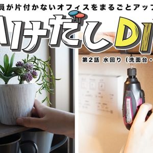 洗面台とトイレを「カフェ仕様」に大改造！【かけだしDIY 第2話】