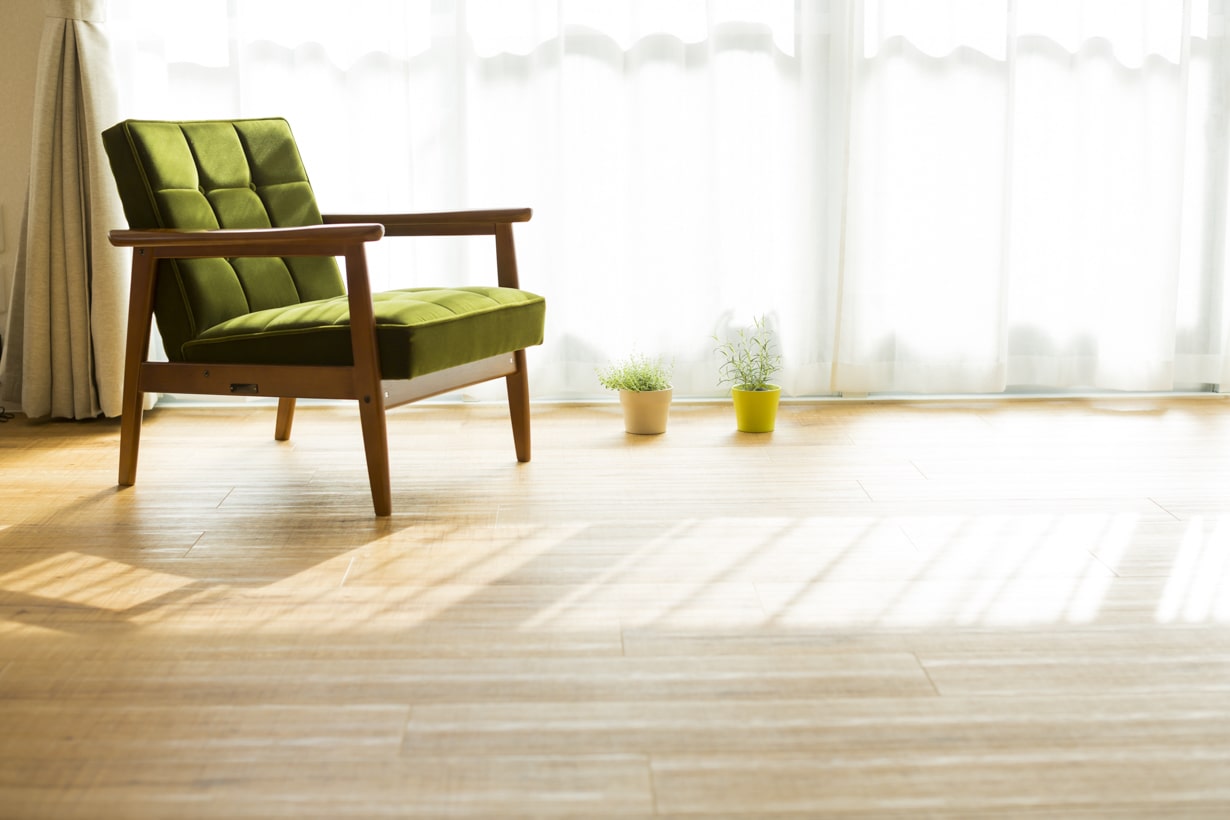 床の模様替え クッションフロア の貼り方 初心者は両面テープで となりのカインズさん