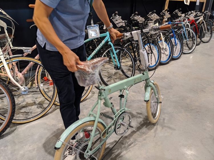 カインズ　折りたたみ自転車 自転車】折りたたみ自転車 スライク SLIKE 18インチ 外装6段 ブラック