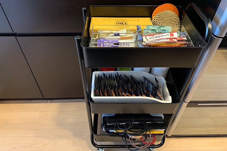 カインズ「キッチンワゴン」がおしゃれで収納力抜群だった