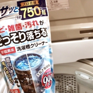 洗濯物が臭い！ プロ用クリーナーで洗濯槽を掃除したら黒カビ大量出現