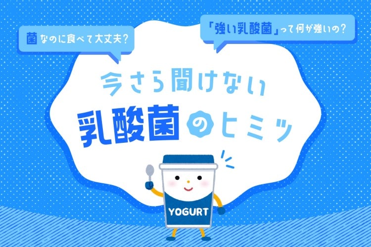 今さら聞けない乳酸菌のヒミツ 。「強い乳酸菌」って何が強いの？