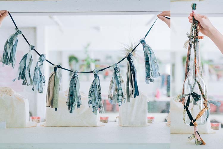 針も糸も使わない！ 家にある不要なハギレで作る簡単おしゃれ小物