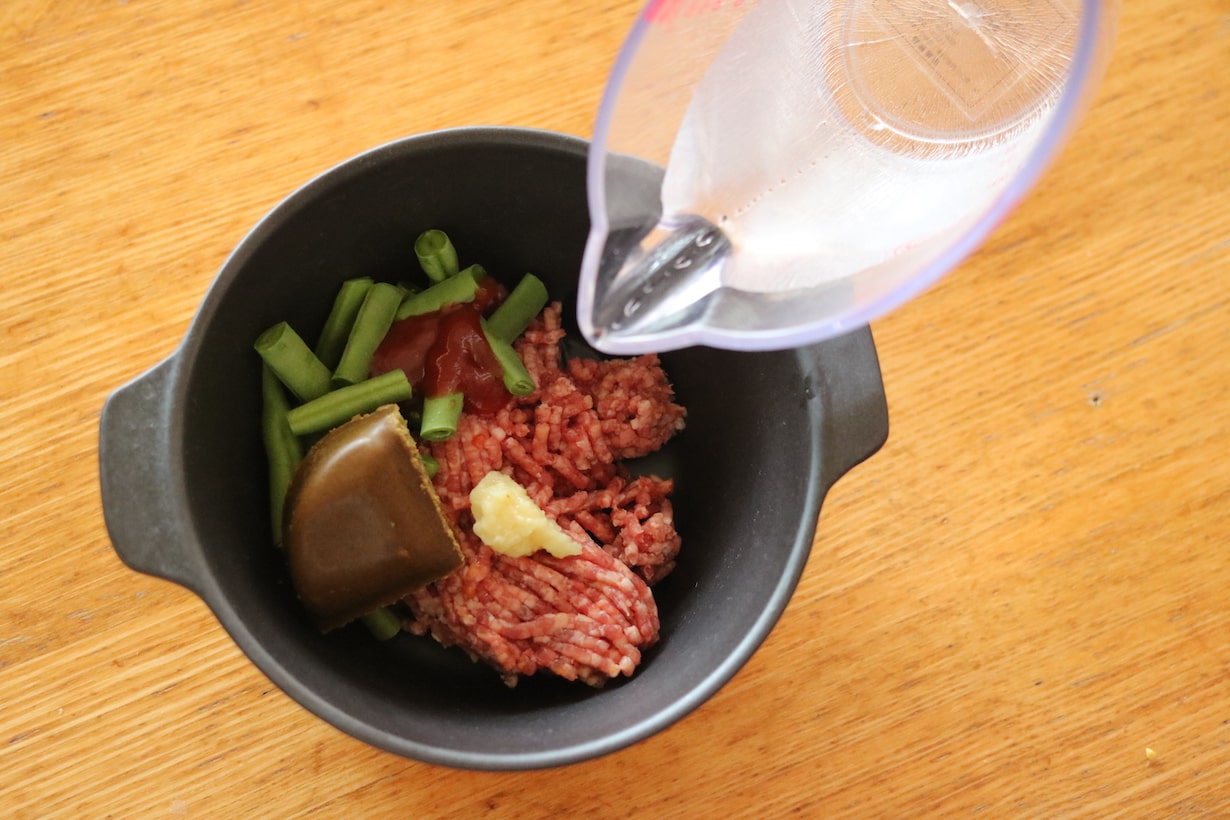 簡単レシピのバターチキンカレー キーマカレー スパイス不要 電子レンジだけで完成 となりのカインズさん