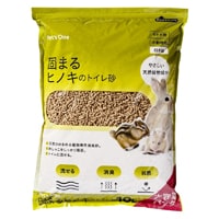 Ｐｅｔ’ｓＯｎｅ　小動物用　固まるヒノキのトイレ砂　１０Ｌ