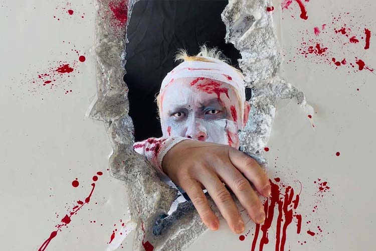 “破壊した壁”をDIYして「おうちハロウィン」を堪能してみた