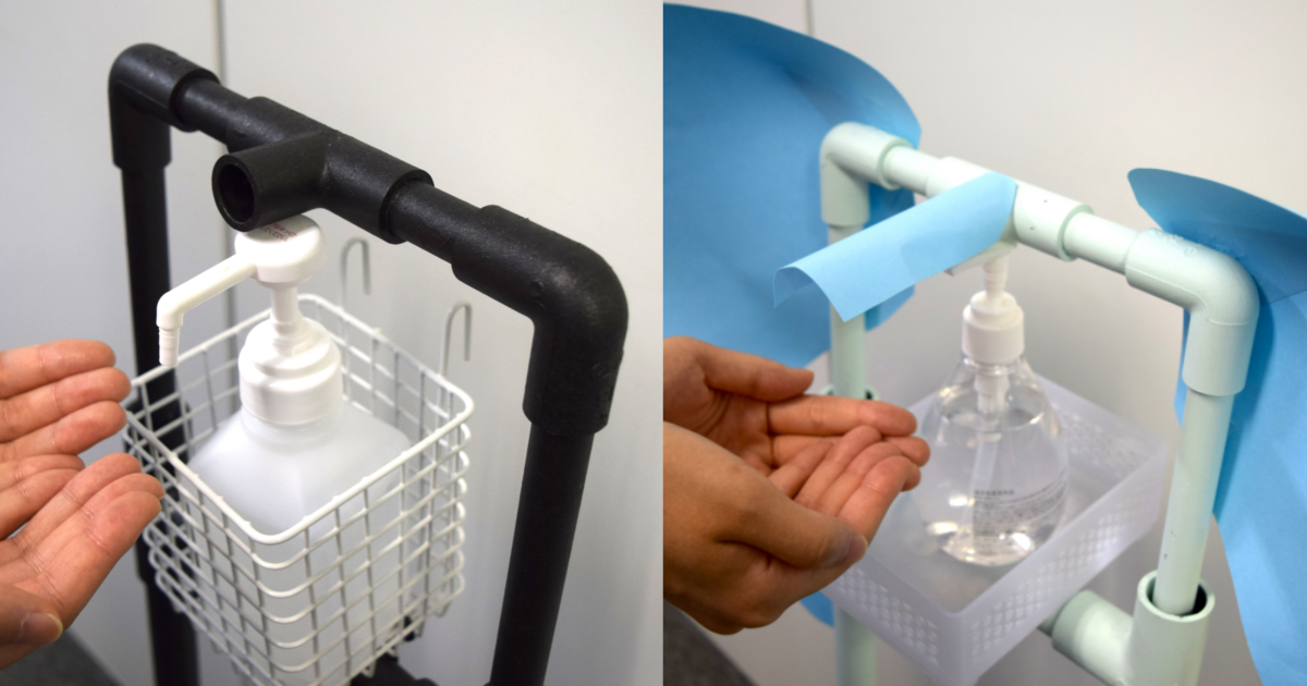 ペダル式消毒液スタンドを2 000円でdiyする方法 消毒が楽しくなる簡単アレンジ となりのカインズさん ペダル式消毒液スタンドを2 000円でdiyする方法 消毒が楽しくなる簡単アレンジ となりのカインズさん