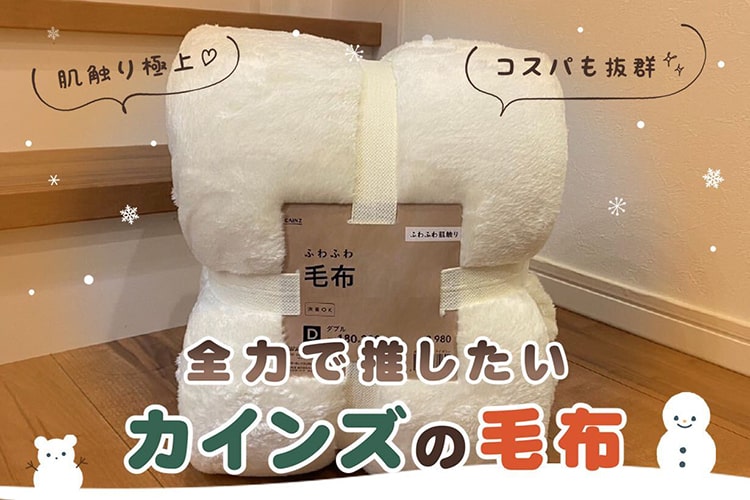 【やみつき肌触り】カインズ毛布が予想斜め上の品質だった