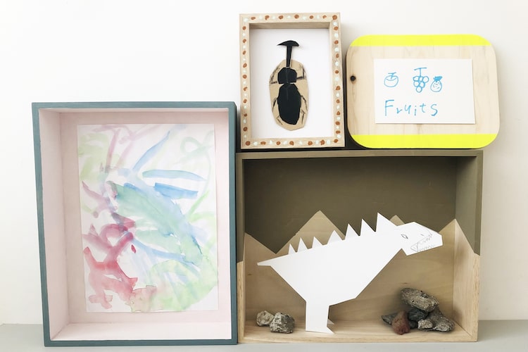 子供の作品を簡単・おしゃれに飾る裏技、教えます