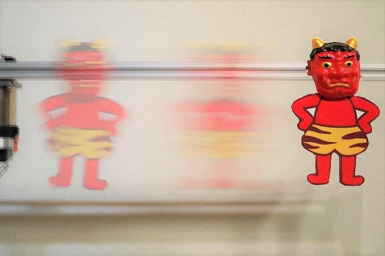 高速移動で豆を華麗に避ける鬼を作ってみた（節分DIY）