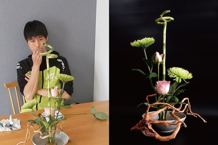 自宅でカジュアルに生け花ができた！