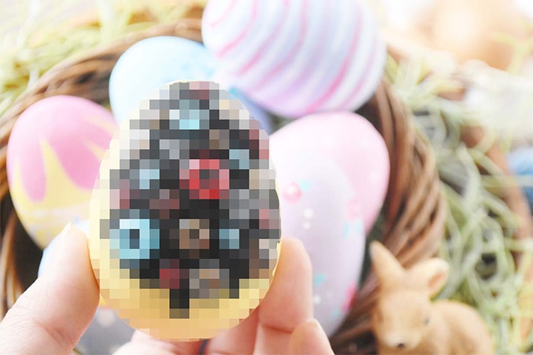 【閲覧注意】イースターエッグにパンチを効かせたら悲劇が起きた