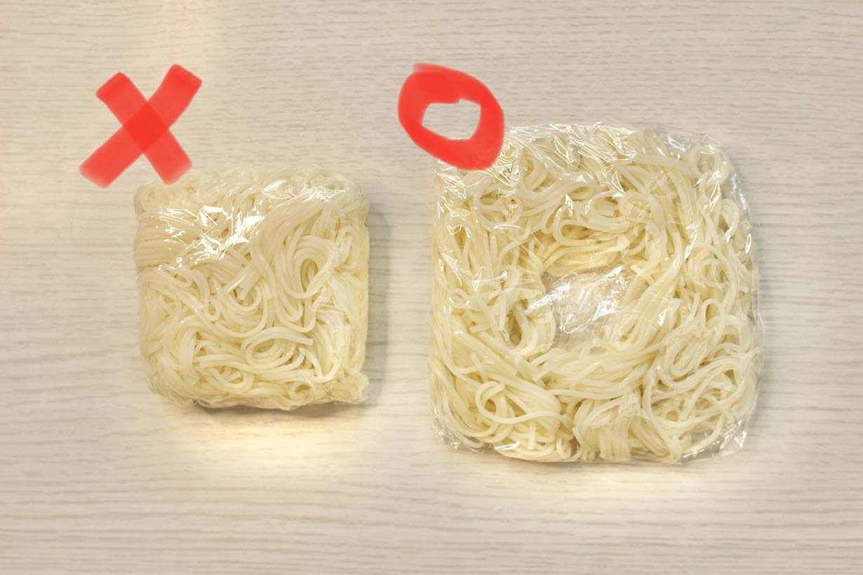 そうめん の 保存 方法