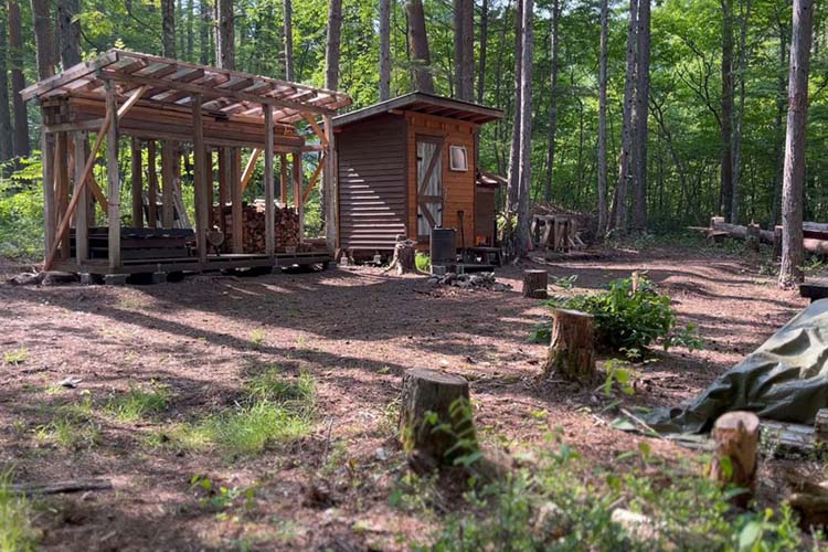 山遊びの極地：山購入で大人の秘密基地づくり。丸太小屋をつくって3年目、くらしDIYにかけるパトス（仮）