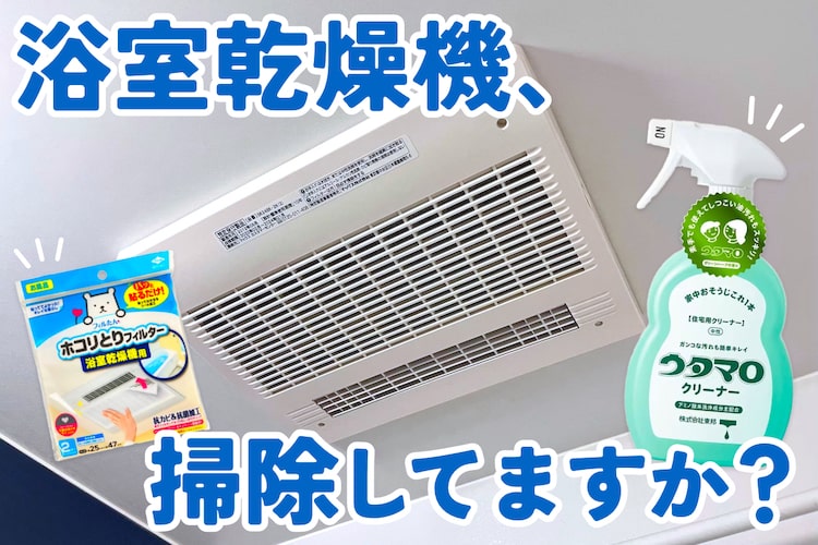 意外と簡単。ホコリとカビまみれの浴室乾燥機を自分で掃除してみた