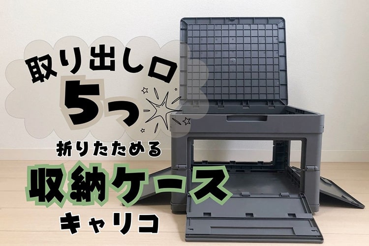 見た目も収納力も大満足！ カインズの「折りたたみキャリコCari+con」は家・キャンプで大活躍