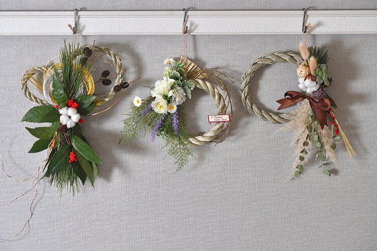 カインズの「リース」を改造アレンジ！ 世界に1つだけのお正月飾りを作ろう