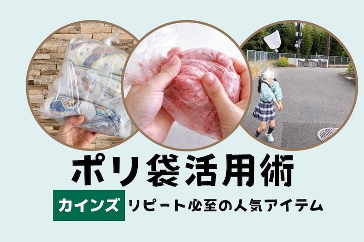 1枚約1円の隠れ名品をついで買い！ カインズの「ポップアップポリ袋マチ付」活用術5選