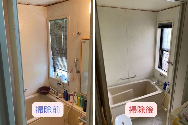 実家の汚れた風呂をカインズの掃除グッズでピカピカにしてみた
