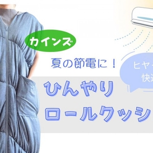 娘「なんでこんなに冷たいの？」 カインズの『ひんやりロールクッション』が予想以上に冷たくて驚いた