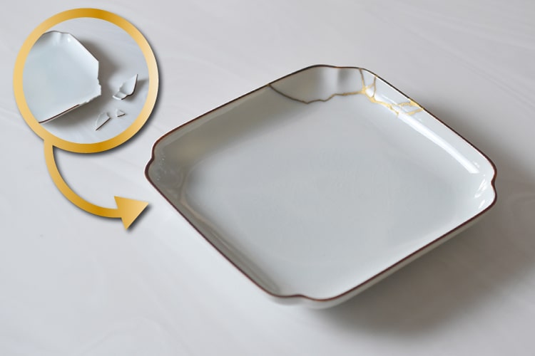 バキバキに割れた器が復活！ 初心者が漆を使った本格的な金継ぎに挑戦してみた