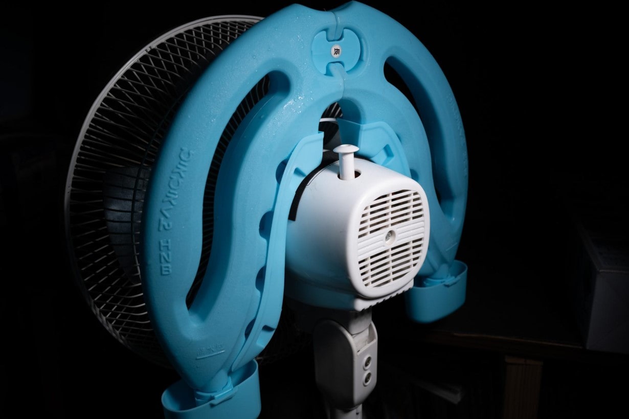 大切に保管していました。」時を重ねた扇風機 ／味わいのある扇風機