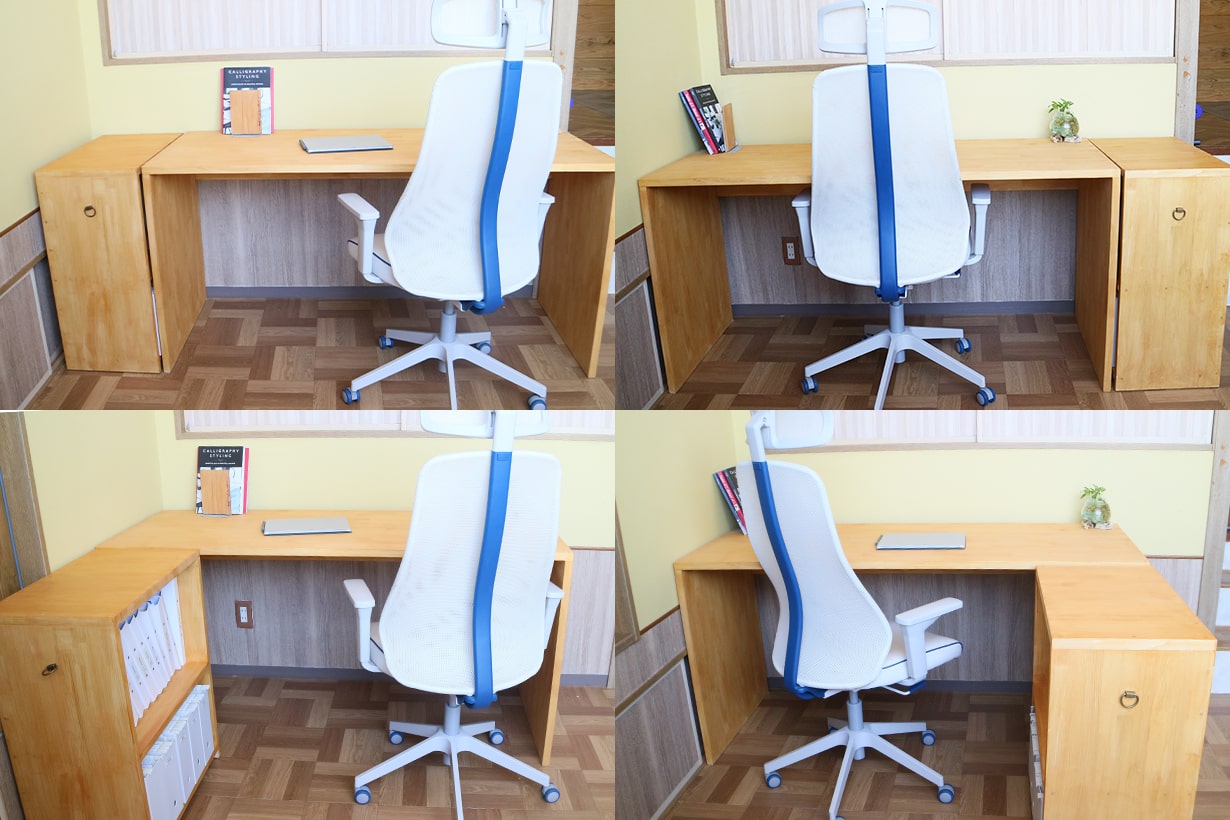 机を集成材でDIY 主婦でもできる「コの字型PCデスク」の作り方 