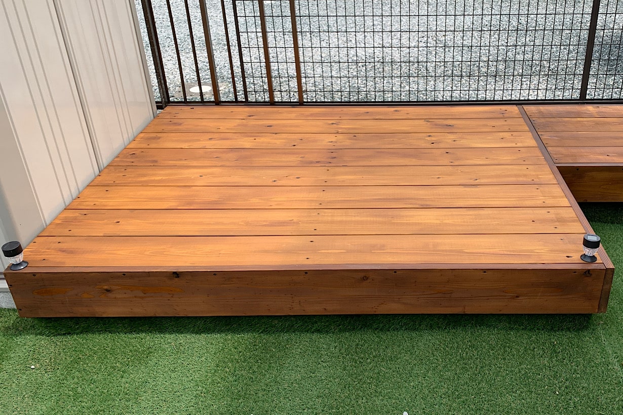 カインズで憧れの「ウッドデッキリゾート」を作ってみた | となりの