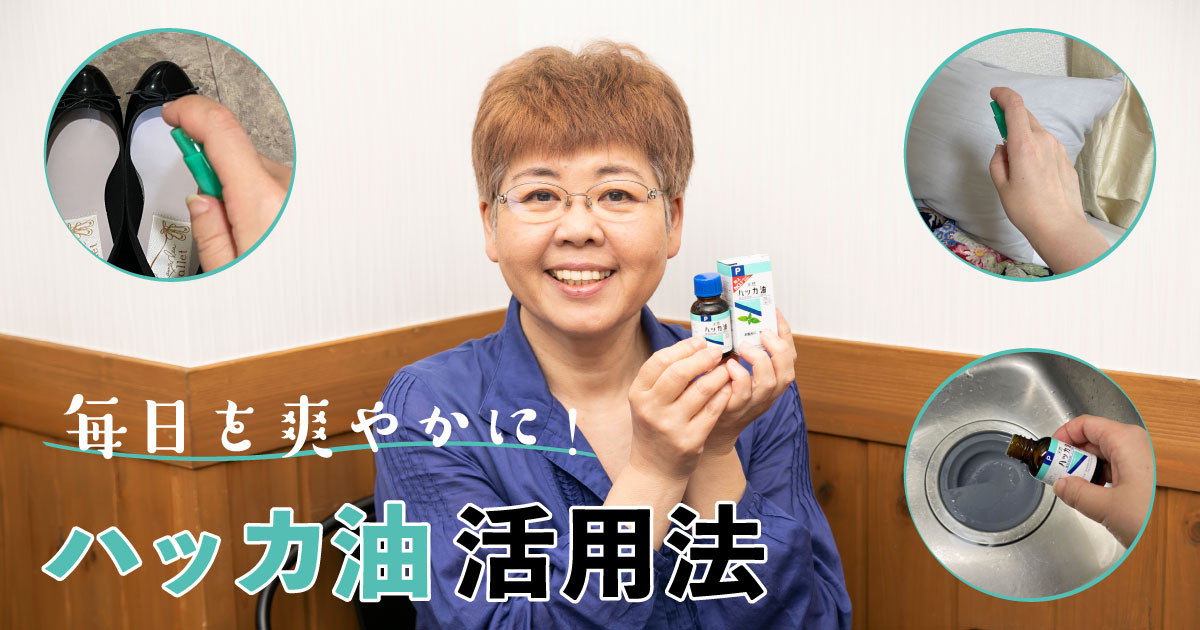 保存版】ハッカ油はスーッとするだけじゃない。虫よけ、掃除