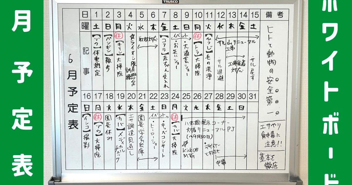 月予定表ホワイトボード」のある、くらし | となりのカインズさん