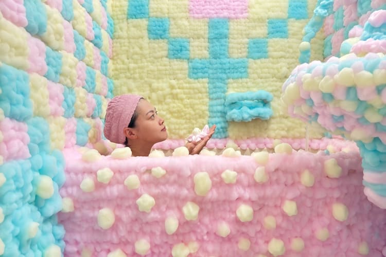 泡の入浴剤『キッズ バスフォーム』でお風呂を夢の世界にしてみた