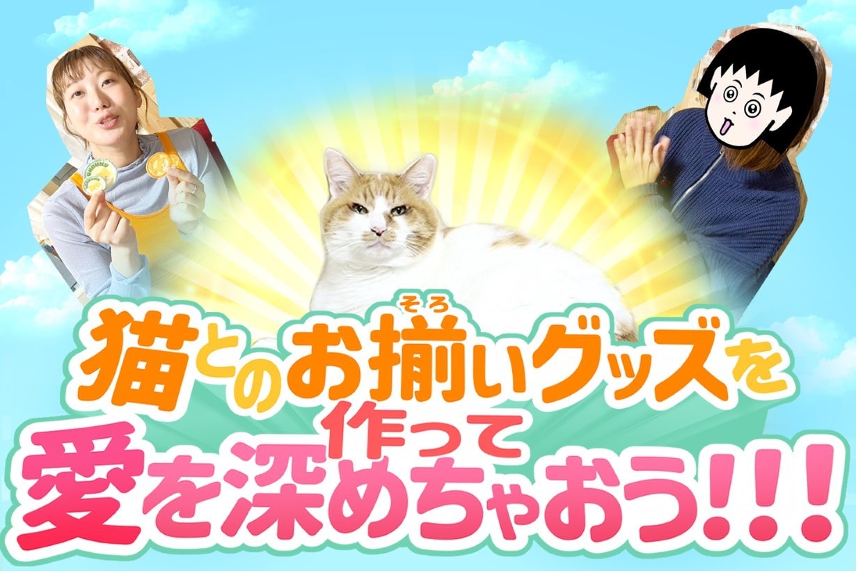 猫とのお揃いグッズ作って愛を深めちゃおう！