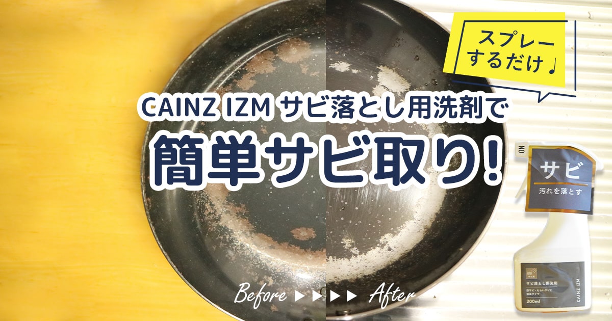サビ落とし決定版。10分でスルッと落ちるカインズのプロ仕様洗剤の実力