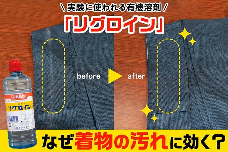 着物の汚れが「リグロイン」で落ちるのはなぜ? 活用の極意とNGポイントをプロに教えてもらった！