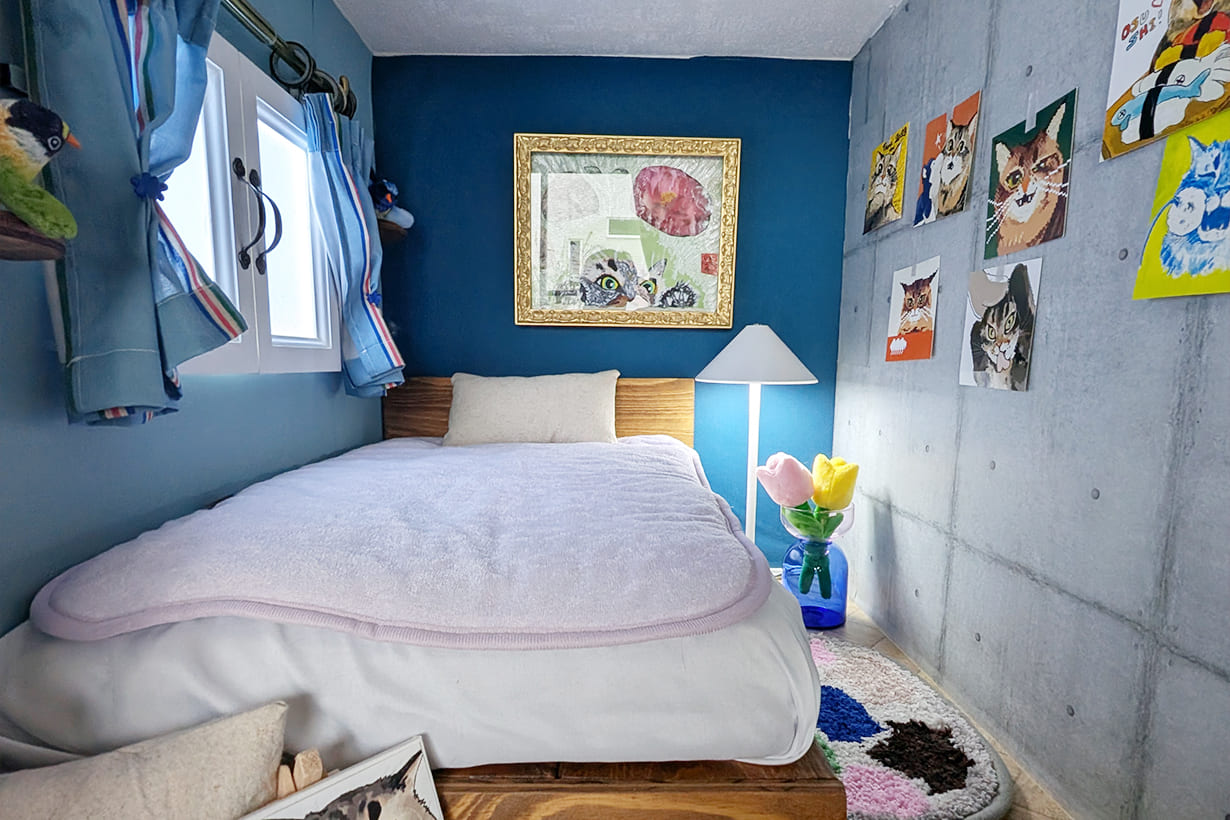 元押し入れの「猫専用部屋」を夏仕様にリフォームしてみた