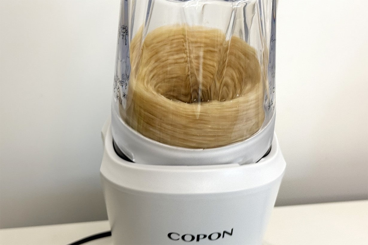 そんな説明のあいだにすごい勢いで精米が進む、やべえ