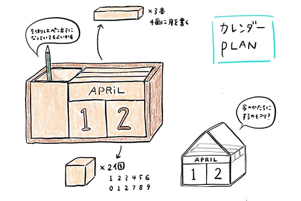 簡単DIY】6歳児がチャレンジ！ ずーっと使える「木製カレンダー」を