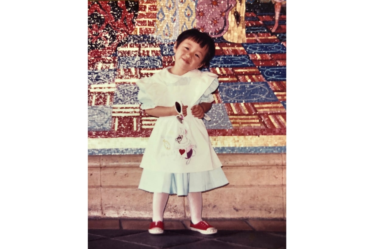ニューヨークで生活していた2歳ごろの平野綾さん