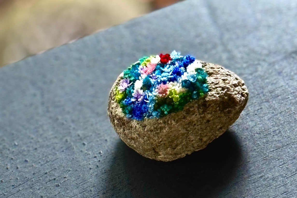 ワークショップで平野さんが作った作品