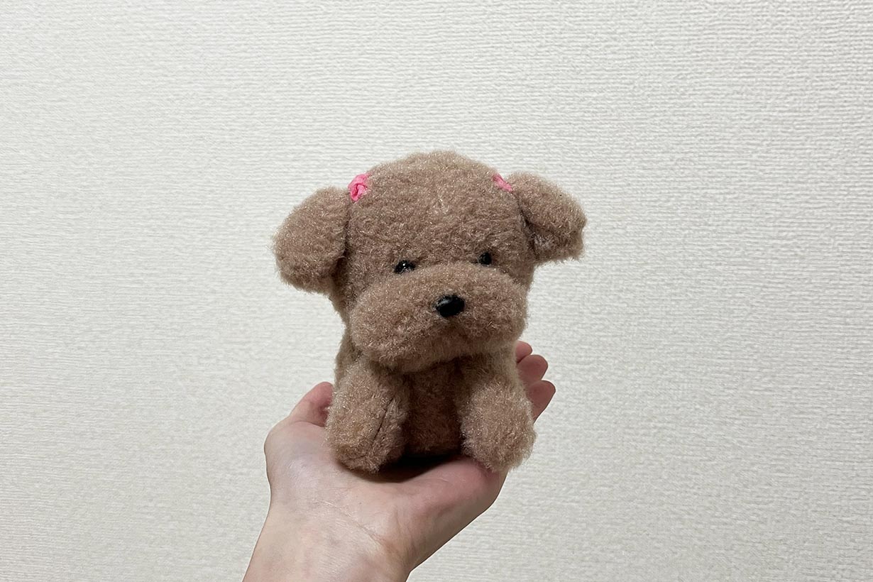 音に反応してマネするわんこ。もちもちだ〜