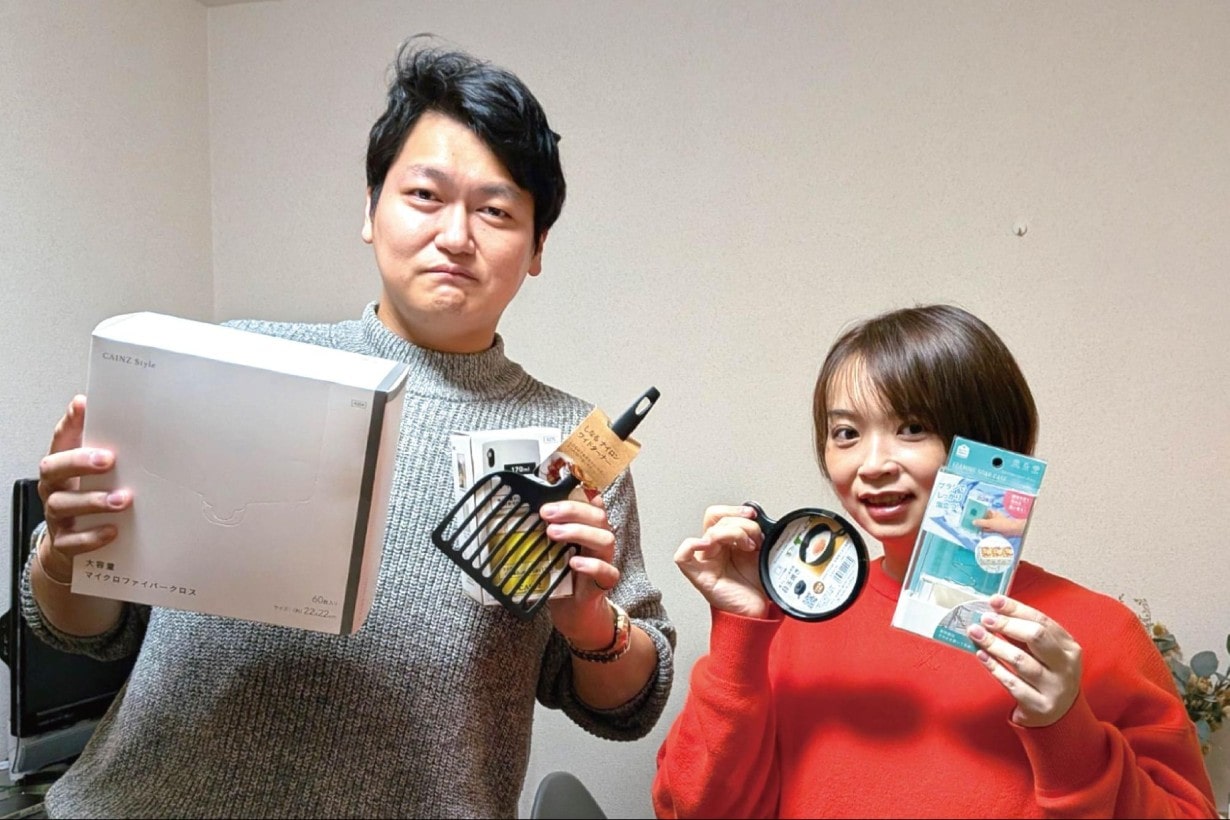 福袋に関係なくいい買い物をして、ほくほくしているふたり