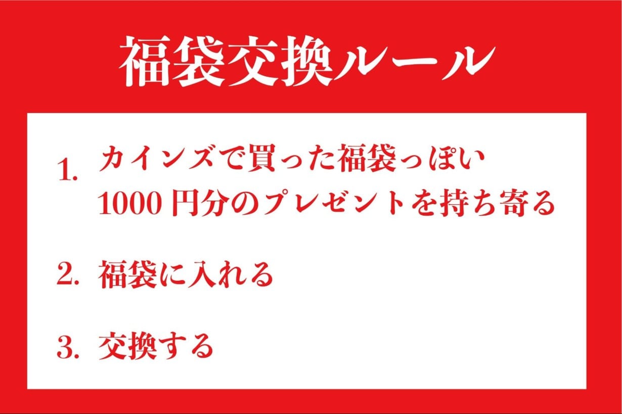 福袋の交換ルール