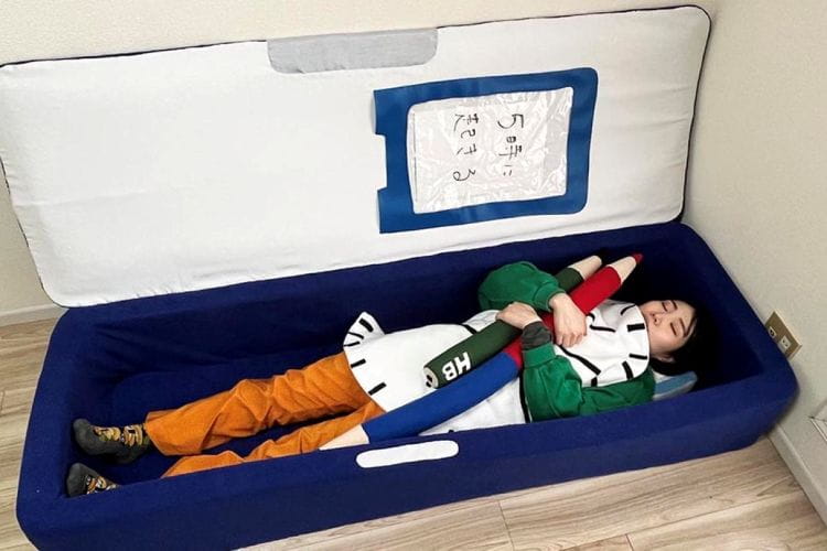 筆箱の中で寝たい