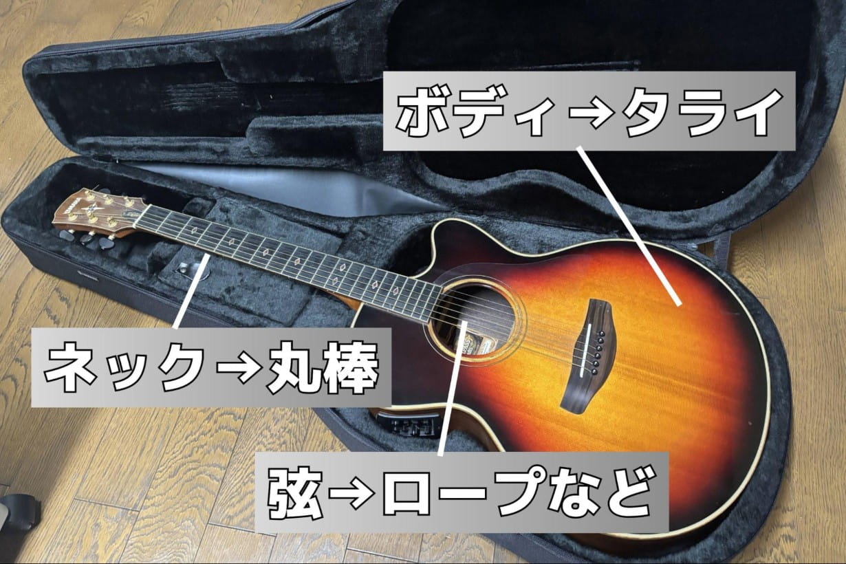シンプルな構造の楽器
