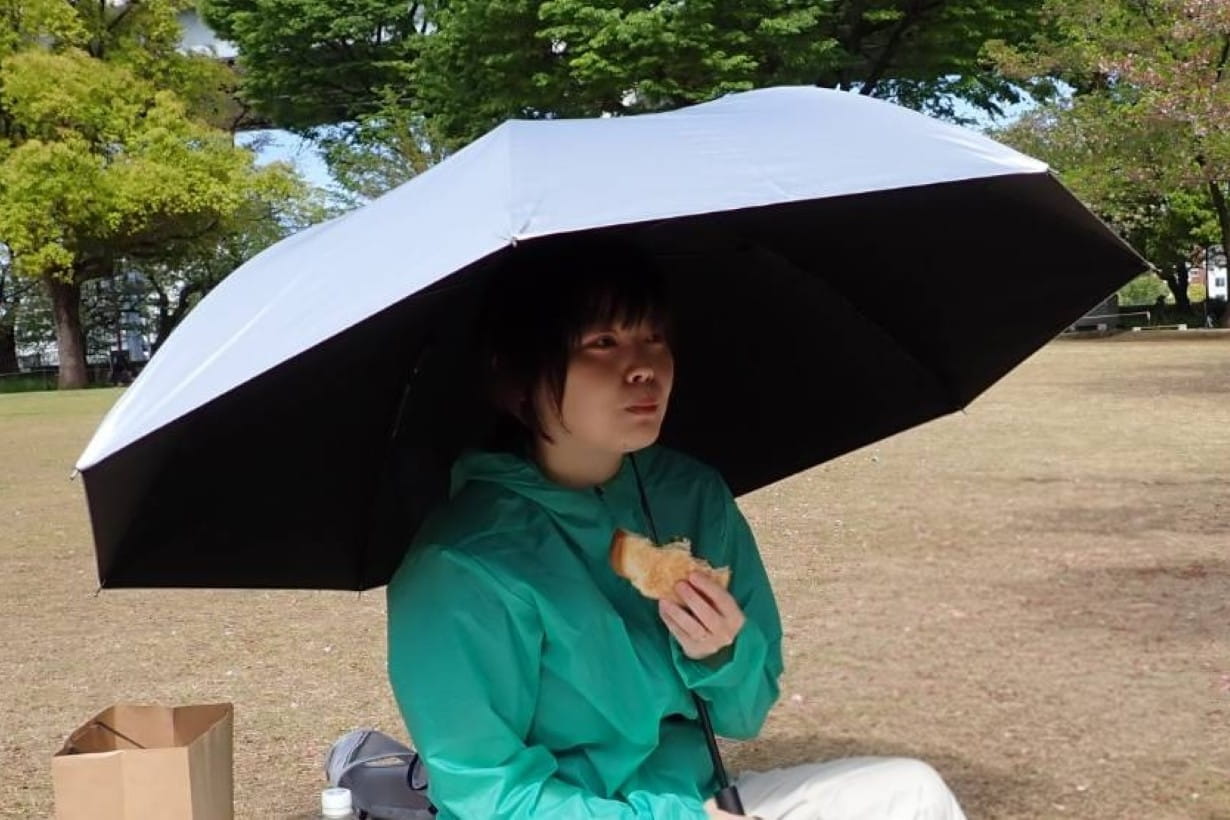 こんなに晴れてるのに、自分の周りだけ「闇？」ってぐらい日差しが遮られていました。すごくない？