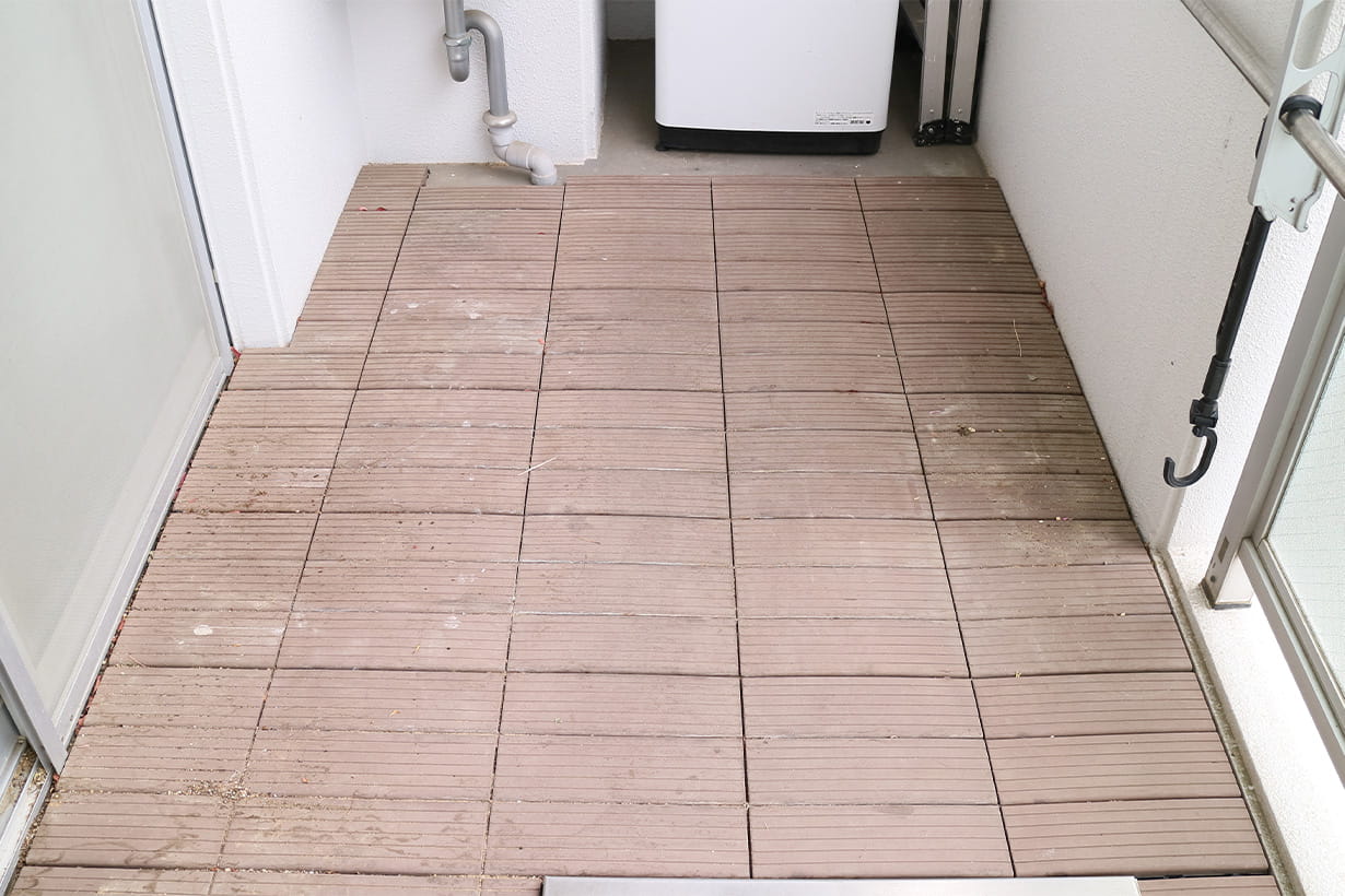 床材 ベランダ タイル diy ベランダ 床 シート 屋外用 防水 床材 
