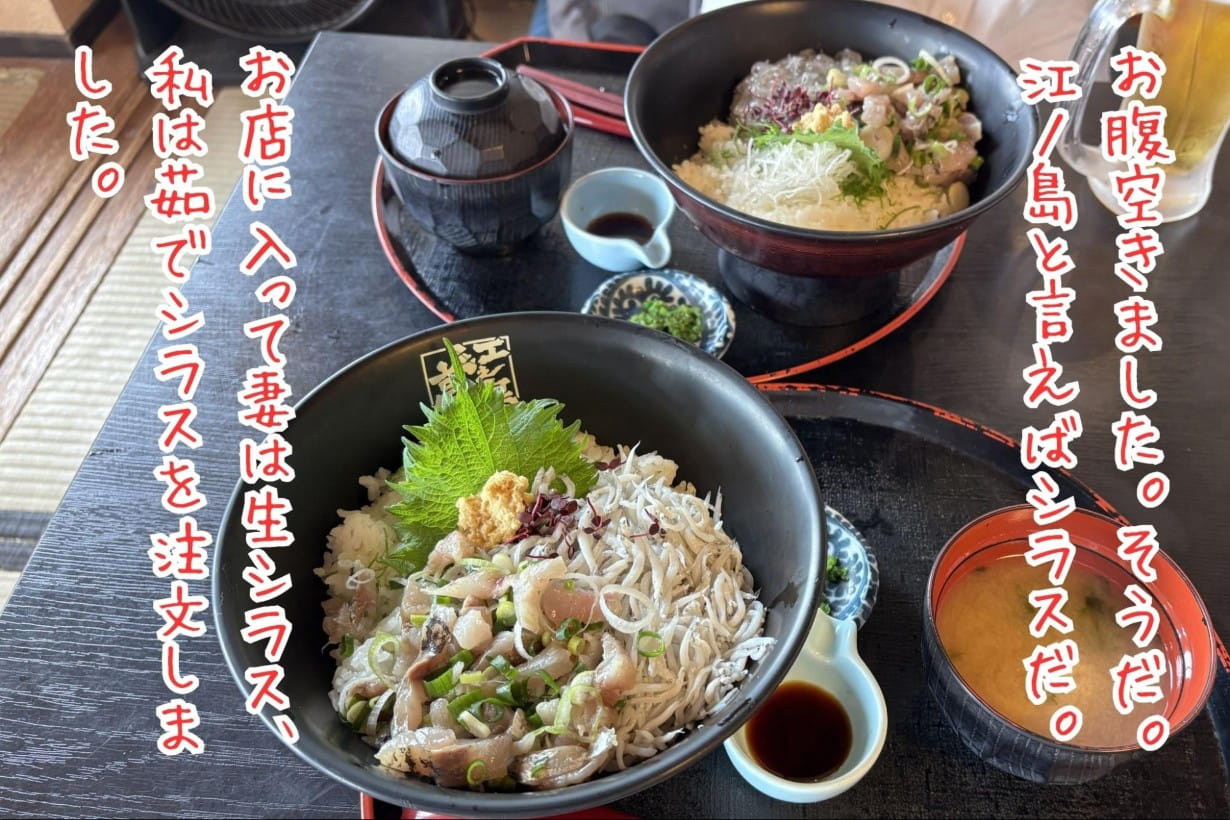 江ノ島と言えばシラスだ