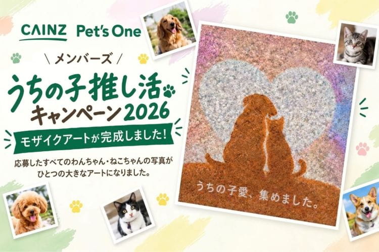 集まった愛は約1万。Pet's Oneメンバーズうちの子推し活キャンペーン